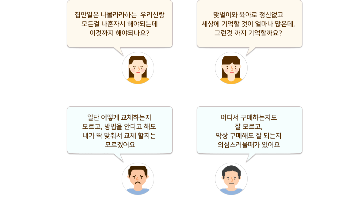 필터를 내가 교체기간에 맞춰 교체 할 수 있을까요?